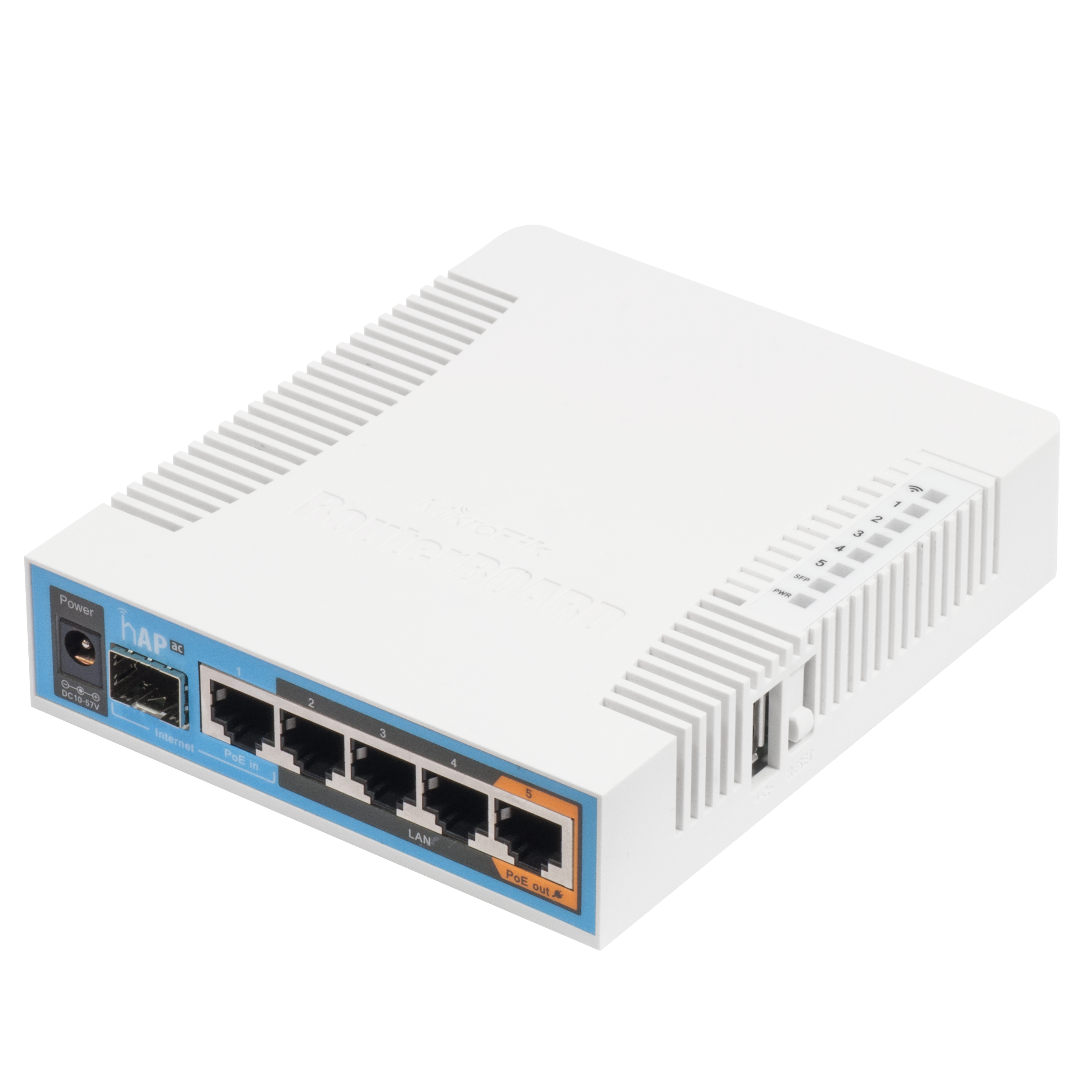 udelukkende jage kom videre MikroTik hAP ac 3x3 Wireless 5-Port Gigabit Ethernet Router