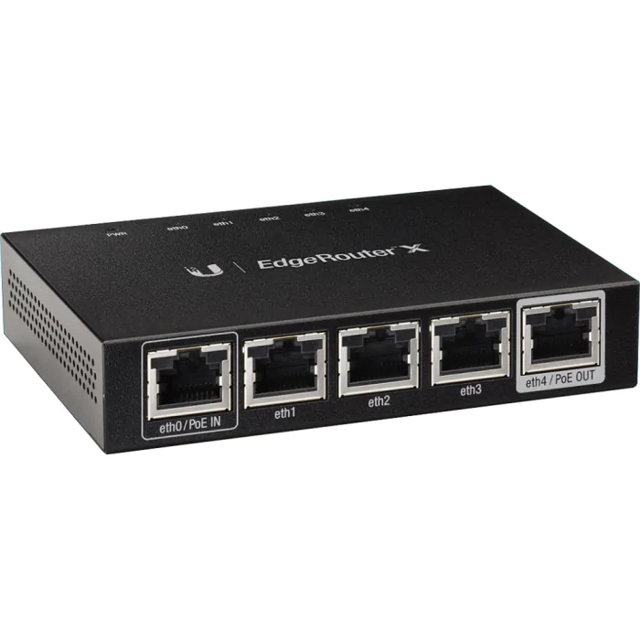 2025人気新作 w/ Router 5-Port X EdgeRouter ER-X Ubiquiti 1-Port Out PoE ルーター・ネットワーク機器