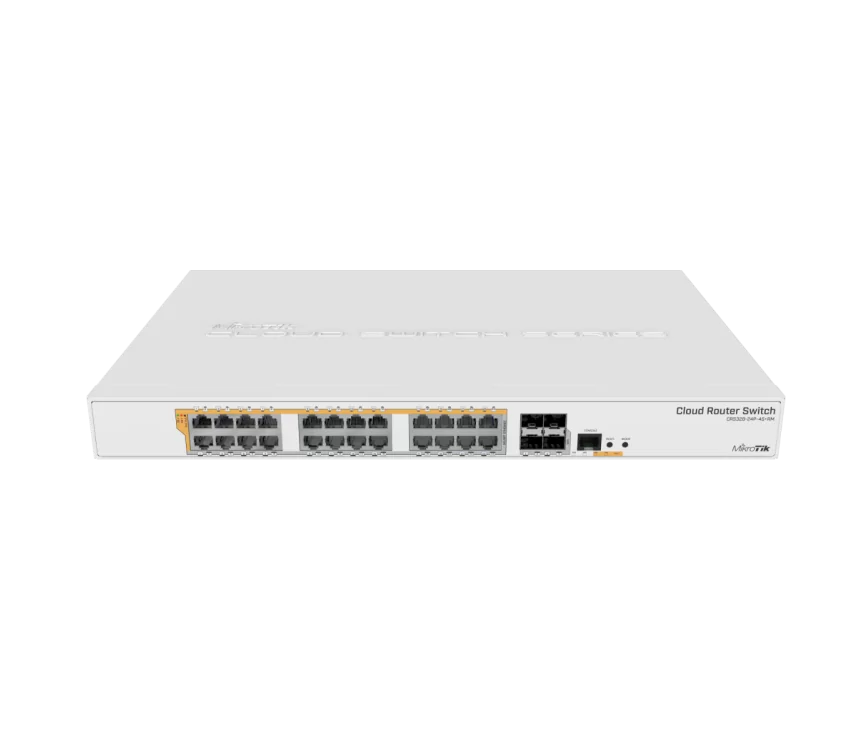 huurder Terugroepen Gedrag MikroTik CRS328-24P-4S+RM 24-Port GigE Cloud Router Switch
